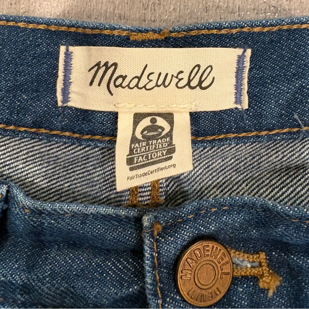 Madewell high waisted, wide leg jeans